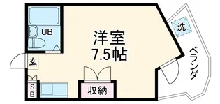 フォンティーヌ藤ヶ丘WEST【2階】の間取り