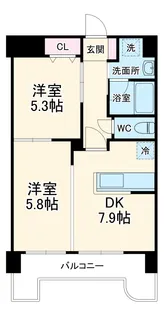 コンフォート・エティ【3階】の間取り