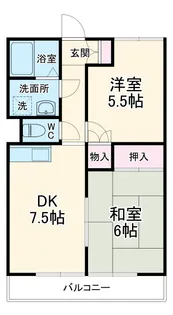 サキハイツフジキ【102号室】の間取り
