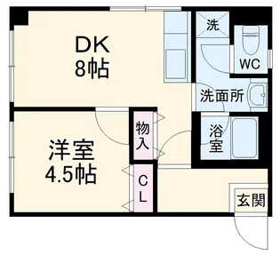 Mマンション【2階】の間取り