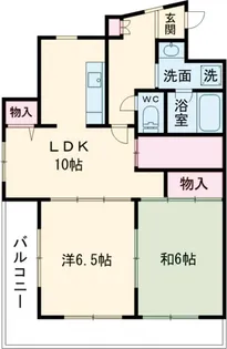 ラフィーネ篠崎【5階】の間取り
