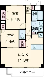 クオーレプロバンス篠崎【7階】の間取り