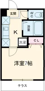シャトレ吉祥寺【102号室】の間取り