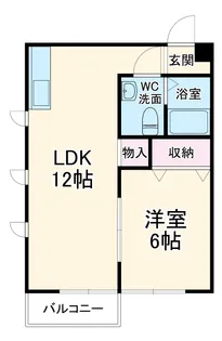 フルール泉【203号室】の間取り