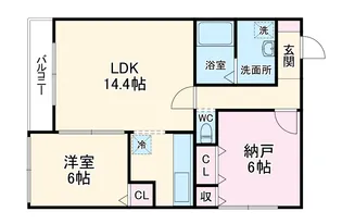 エルンテ【103号室】の間取り