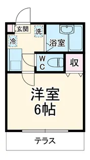 クレストホームズ浦安【1階】の間取り