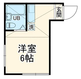 サクセス神之木台A棟【102号室】の間取り