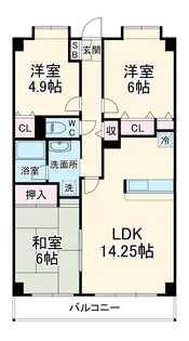 ヴィオレ湘南【302号室】の間取り