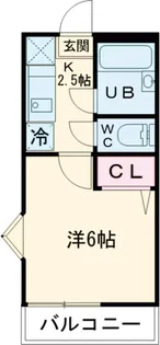 ベルドーラ一之江D【2階】の間取り