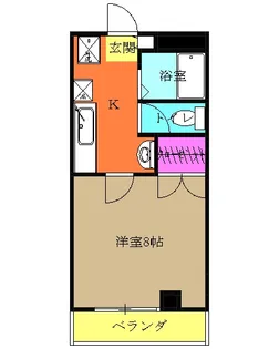 アルモ津田沼【3階】の間取り