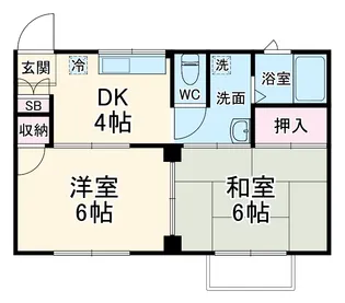レクス26【101号室】の間取り