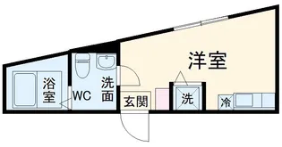 メゾンドシエル【2階】の間取り