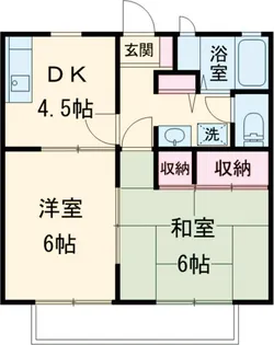 クレスト松江【2階】の間取り