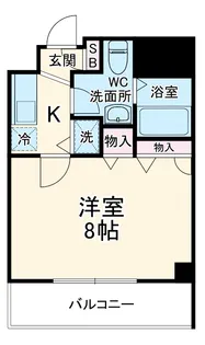 Humanハイム千葉本町【6階】の間取り