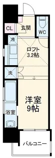 アクイラウラヤスウノ【6階】の間取り