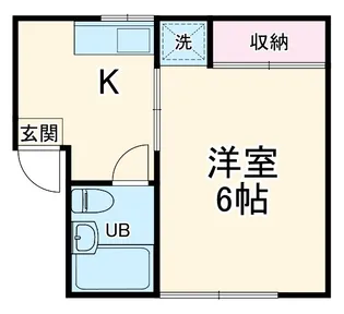 パルフェ南行徳【102号室】の間取り