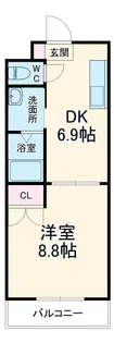 大福マンション薬円台【2階】の間取り