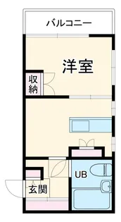 ローズマンション南行徳【2階】の間取り
