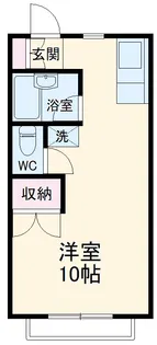 ベルメゾン鷺沼【2階】の間取り