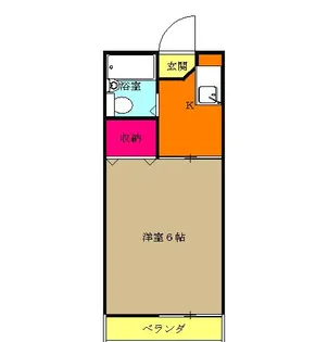 ロフティーキャンパス【103号室】の間取り