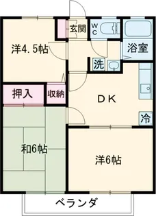 ジェイブ西一之江Ⅴ【2階】の間取り