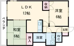 プラチナKODAヒルズ【9階】の間取り
