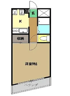 ロイビル武蔵小杉【307号室】の間取り