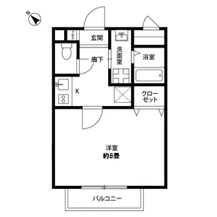 アムール冨士見【2階】の間取り