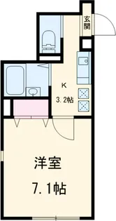 ベル・ヴェール【1階】の間取り