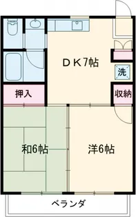 ハイム・ケイ・アイ【1階】の間取り