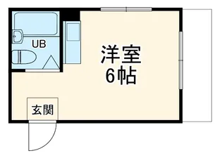 ドエル上地南行徳【301号室】の間取り