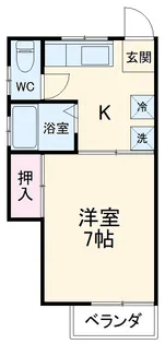 メゾン池田C【103号室】の間取り