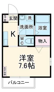 ジュネスⅡ【2階】の間取り