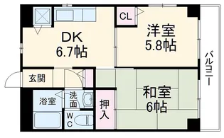 カスタムホームズ浦安【304号室】の間取り