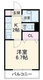 ロングインA【2階】の間取り