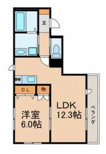 LIBERTY【2階】の間取り