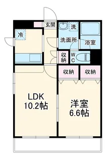 パークヒル【2階】の間取り