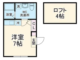 プリマ南太田【1階】の間取り