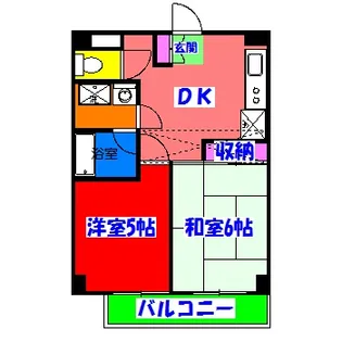 MANSION SATO猫実【5階】の間取り