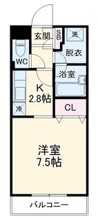 タウンフォルム武蔵小杉一番館【3階】の間取り