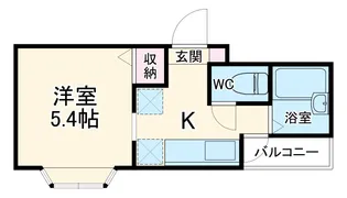 ランドツインビル【2階】の間取り