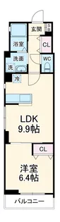 K.A.リリーマンション【201号室】の間取り
