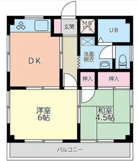 コスモAoi湘南Ⅱ【301号室】の間取り