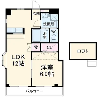 コルナ津田沼【2階】の間取り