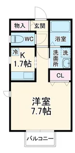アコルデ反町【2階】の間取り