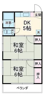 今井荘【203号室】の間取り