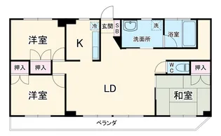 ファーストシティハウス【3階】の間取り