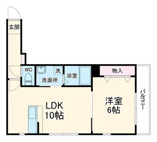 ドミールサワダ【2階】の間取り