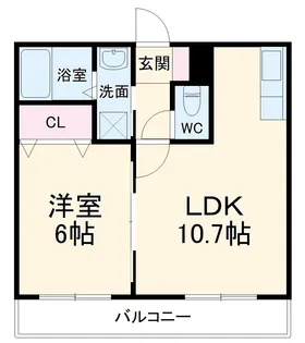 ドミールサワダ【2階】の間取り