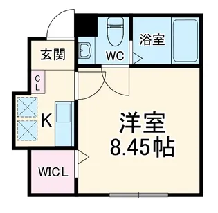 バーミリオン実籾【3階】の間取り